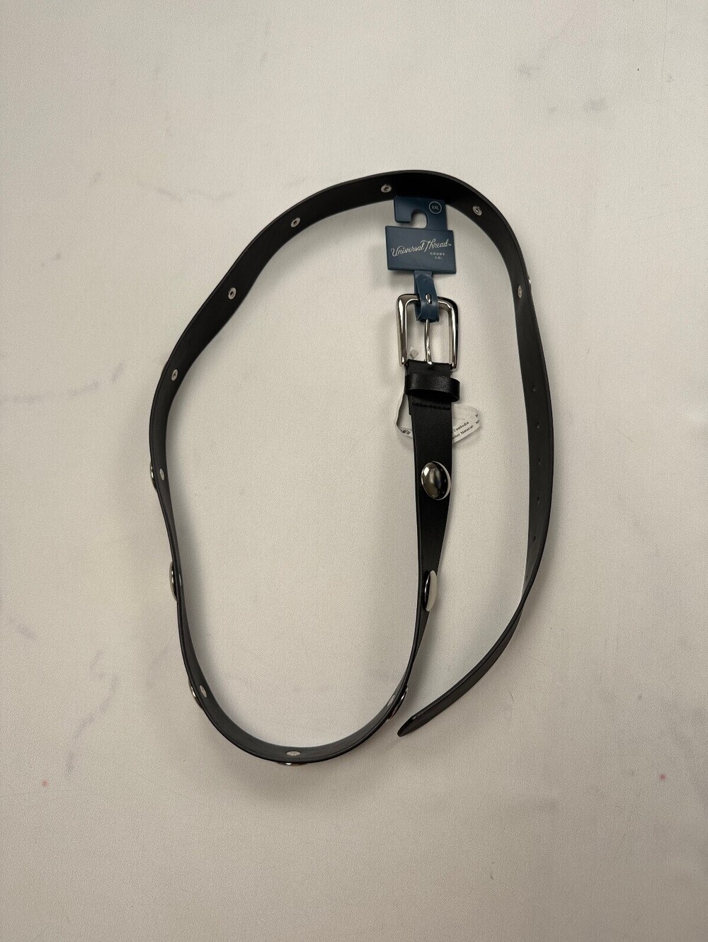 Universal Thread Belt Black Modern Adjustable - XXL